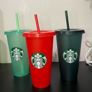 Starbucks Reusable Cold Cups Set